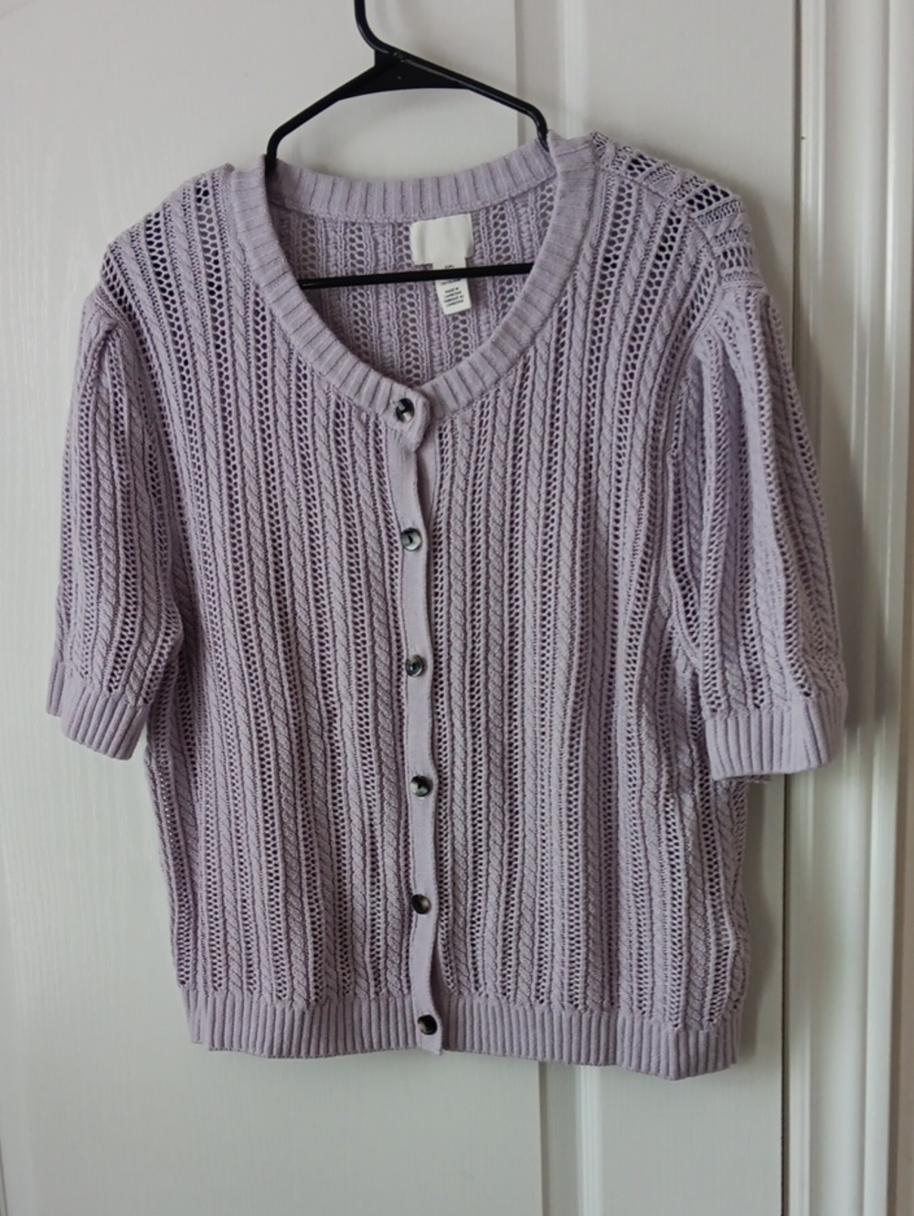 H&M Lilac Short Sleeve Cami